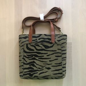 Madewell Small Transport Crossbody in Calf Hair